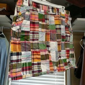 JCrew plaid short skirt